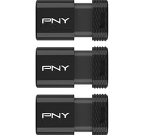 PNY Elite-X Fit Type-C USB 3.2 Flash Drive, 64 GB, 3 pcs, P-FDI64GX3EXFITC-GE