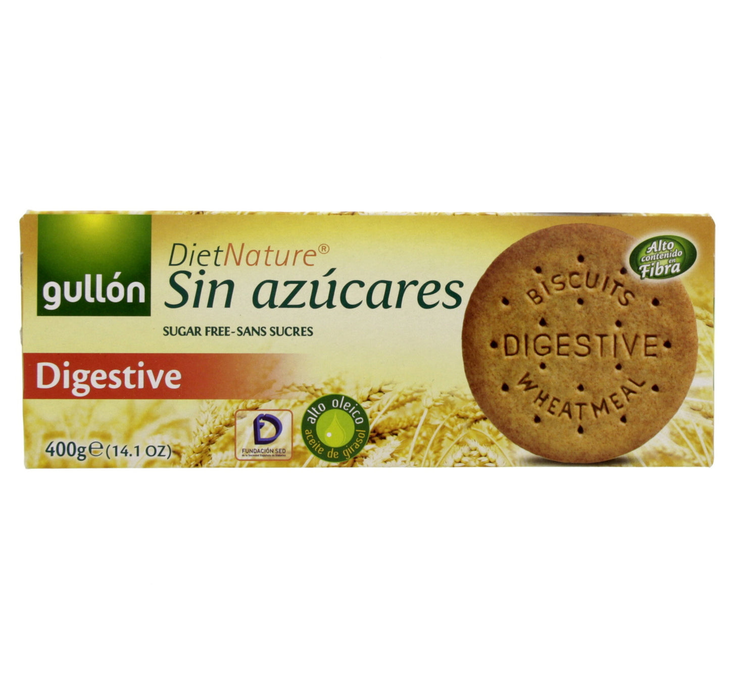 Gullon Digestive Biscuits Sugar Free 300 g