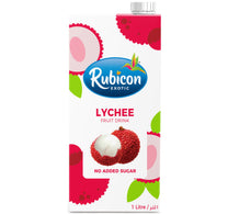 Rubicon Lychee No Added Sugar Fruit Drink 1 Litre