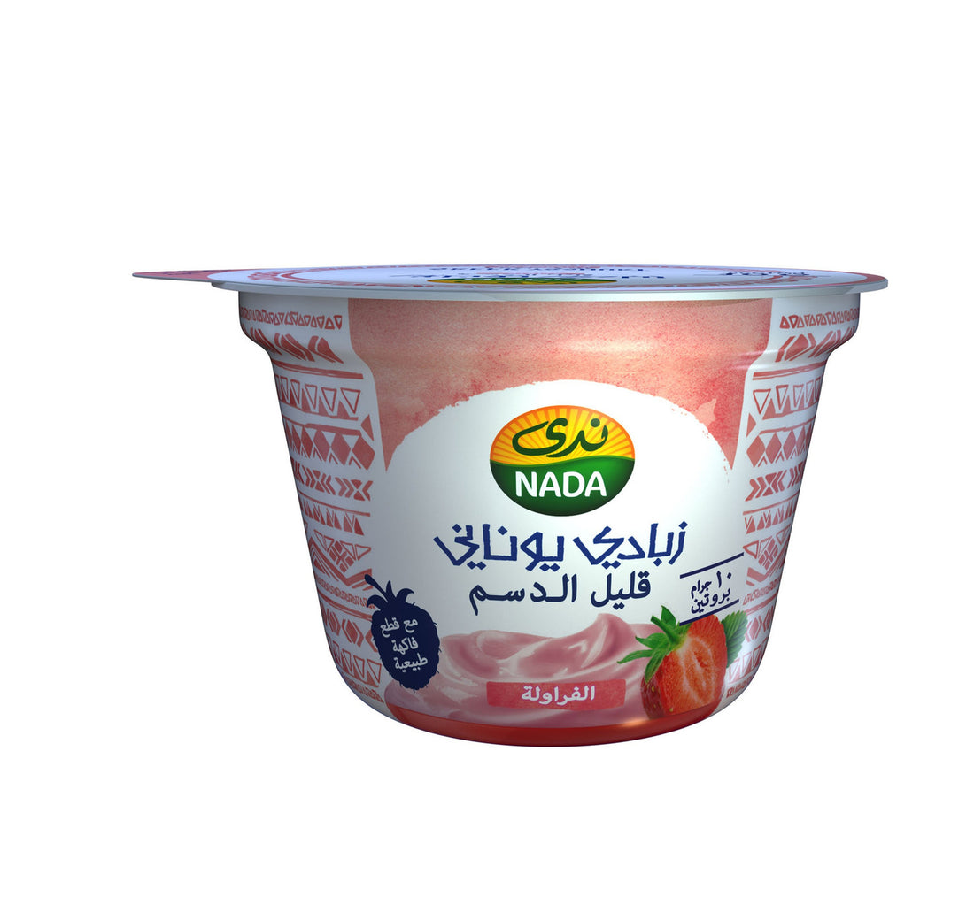 Nada Greek Yoghurt Strawberry Low Fat 160 g