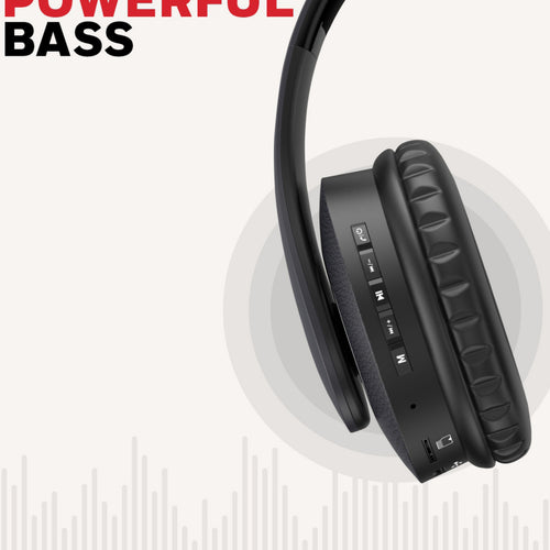 Honeywell Suono P20 Bluetooth Headphones, Cool Grey, HC000008