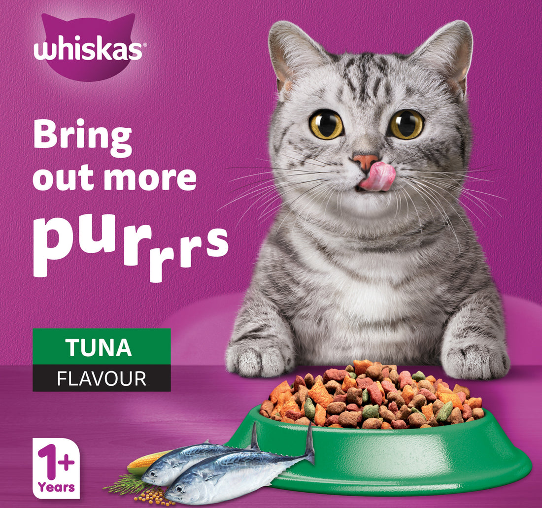 Whiskas Tuna Flavour Dry Food for Adult Cat 1+ Years 3 kg