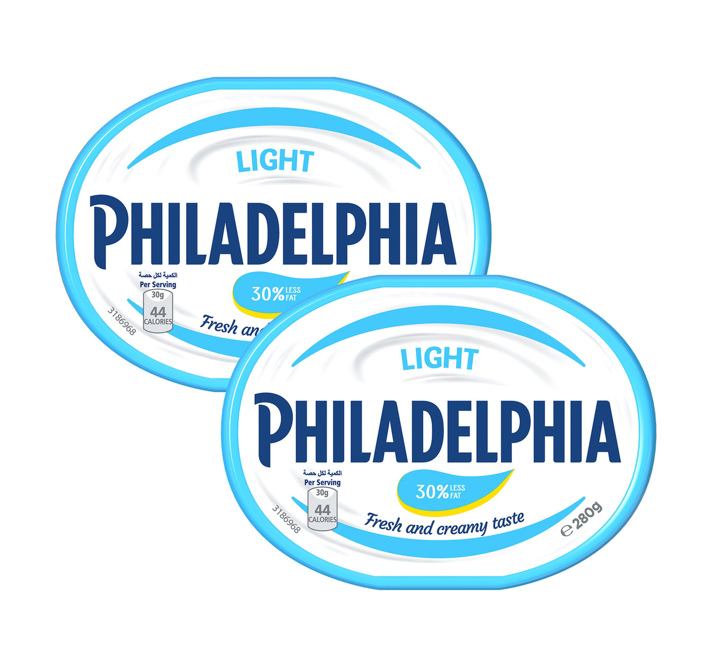 Philadelphia Cheese Spread Light Value Pack 2 x 280 g