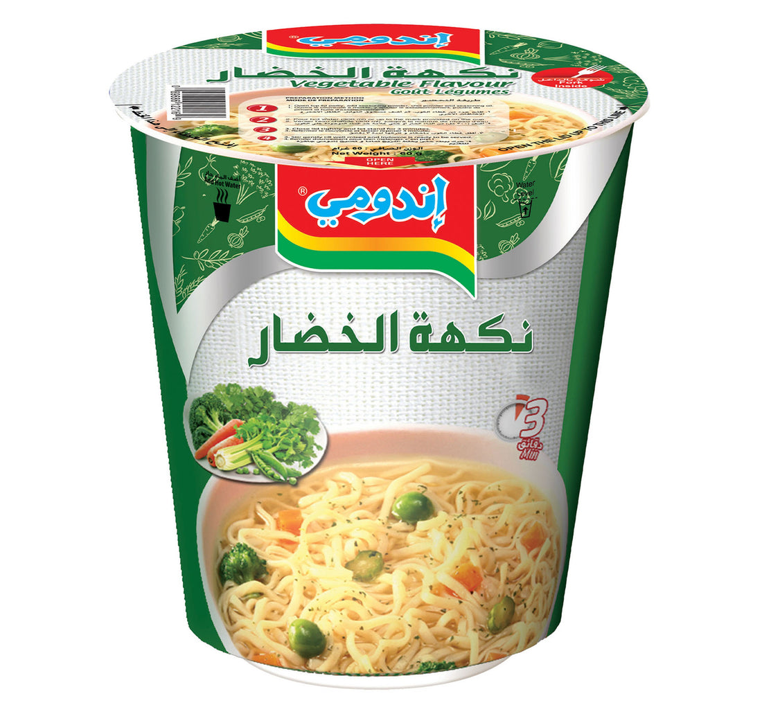 Indomie Vegetable Flavour Instant Cup Noodles 60 g