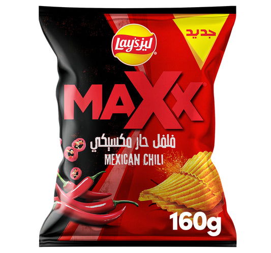 Lay's Maxx Mexican Chili Chips 160 g