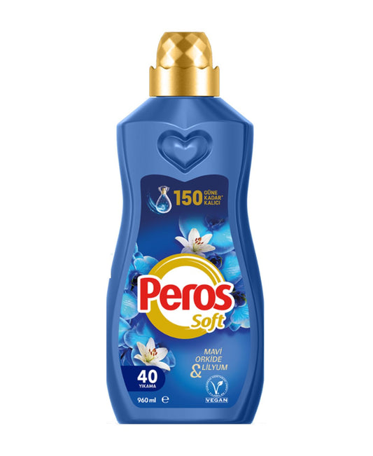 Peros Fabric Concentrated Softener Blue 960 ml