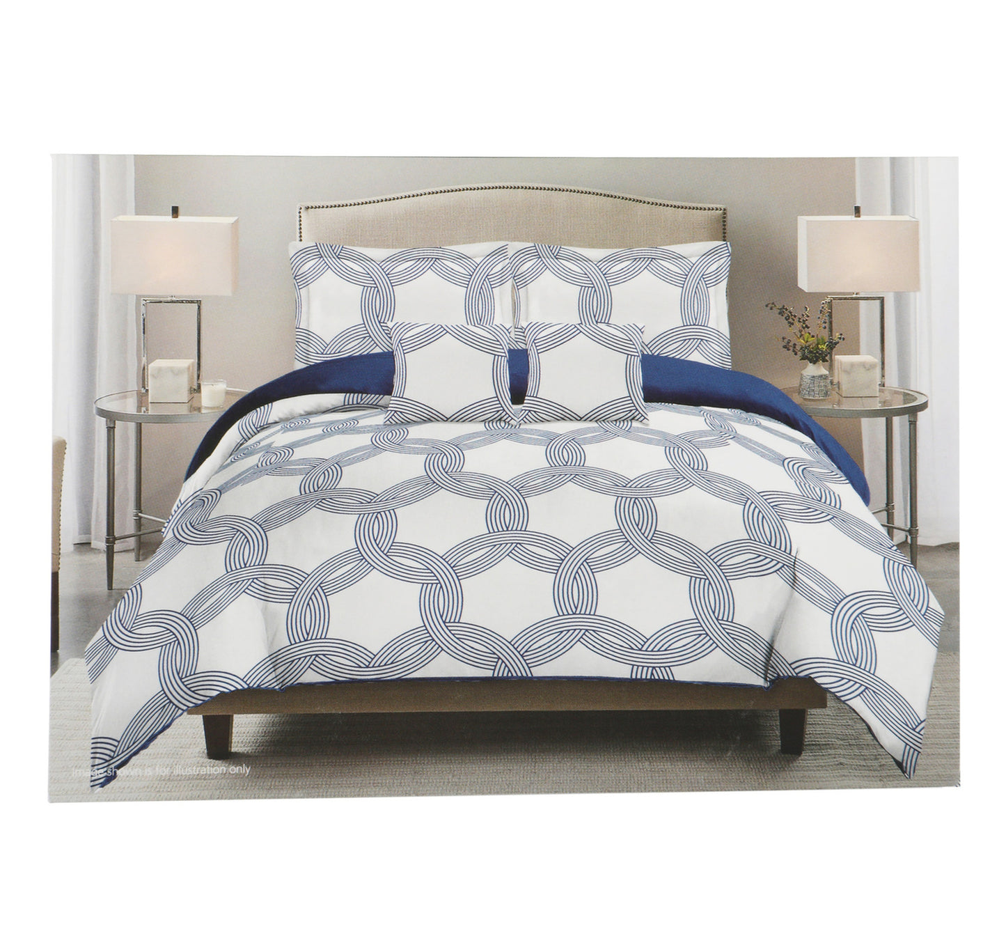 طقم لحاف منزلي من مابل ليف، 6 قطع، 240 × 260 سم، متنوع