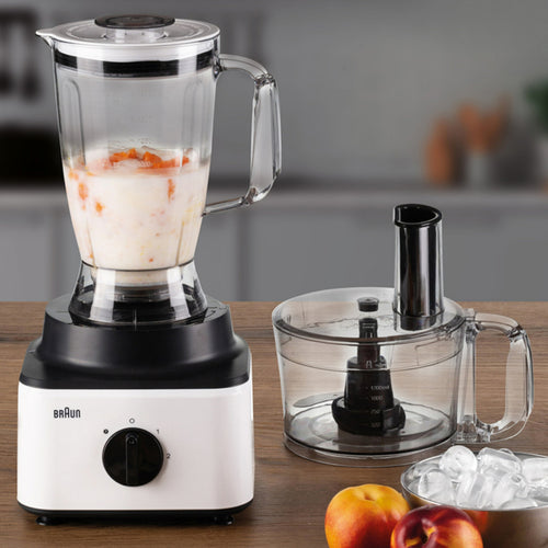 Braun Food Processor, 750W, White, FP0132WH