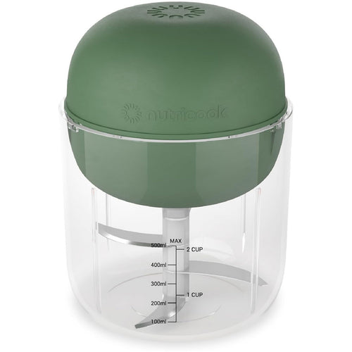 Nutricook Rechargeable Chopper, Green, NC-CH600G