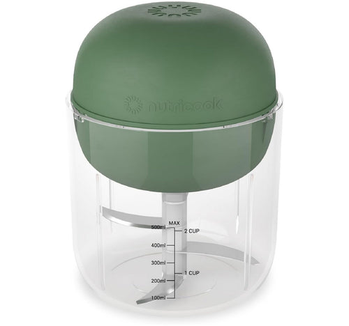 Nutricook Rechargeable Chopper, Green, NC-CH600G