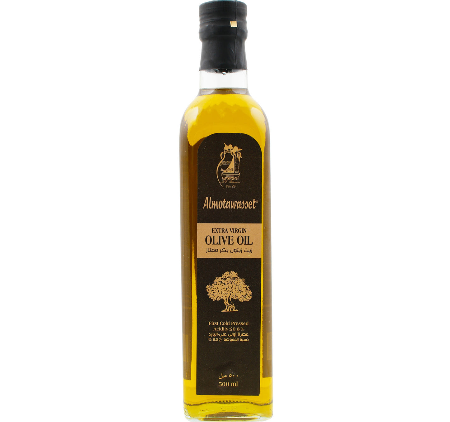 Almotawasset Extra Virgin Olive Oil Cold Pressed 500 ml