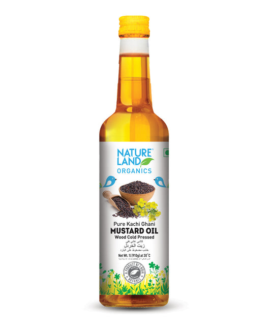 زيت الخردل العضوي من ناتشرلاند، 1 لتر