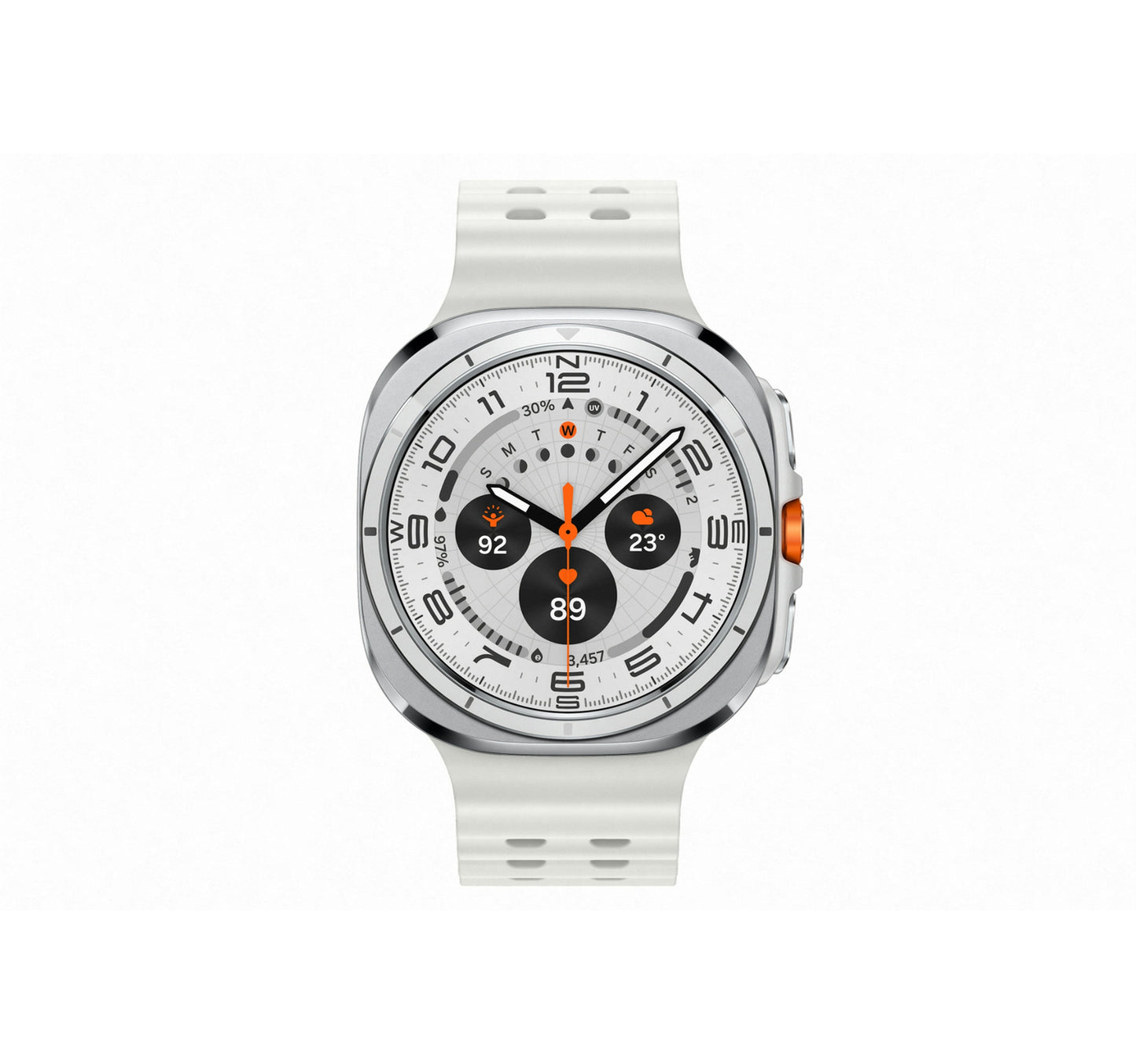Samsung Galaxy Watch Ultra Smartwatch, 1.5 inches Super AMOLED Display, LTE, Titanium White, SM-L705FZWAXSG