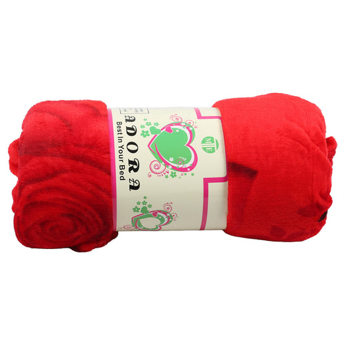 Adora Blanket Coral Fleece 200 x 220cm Assorted