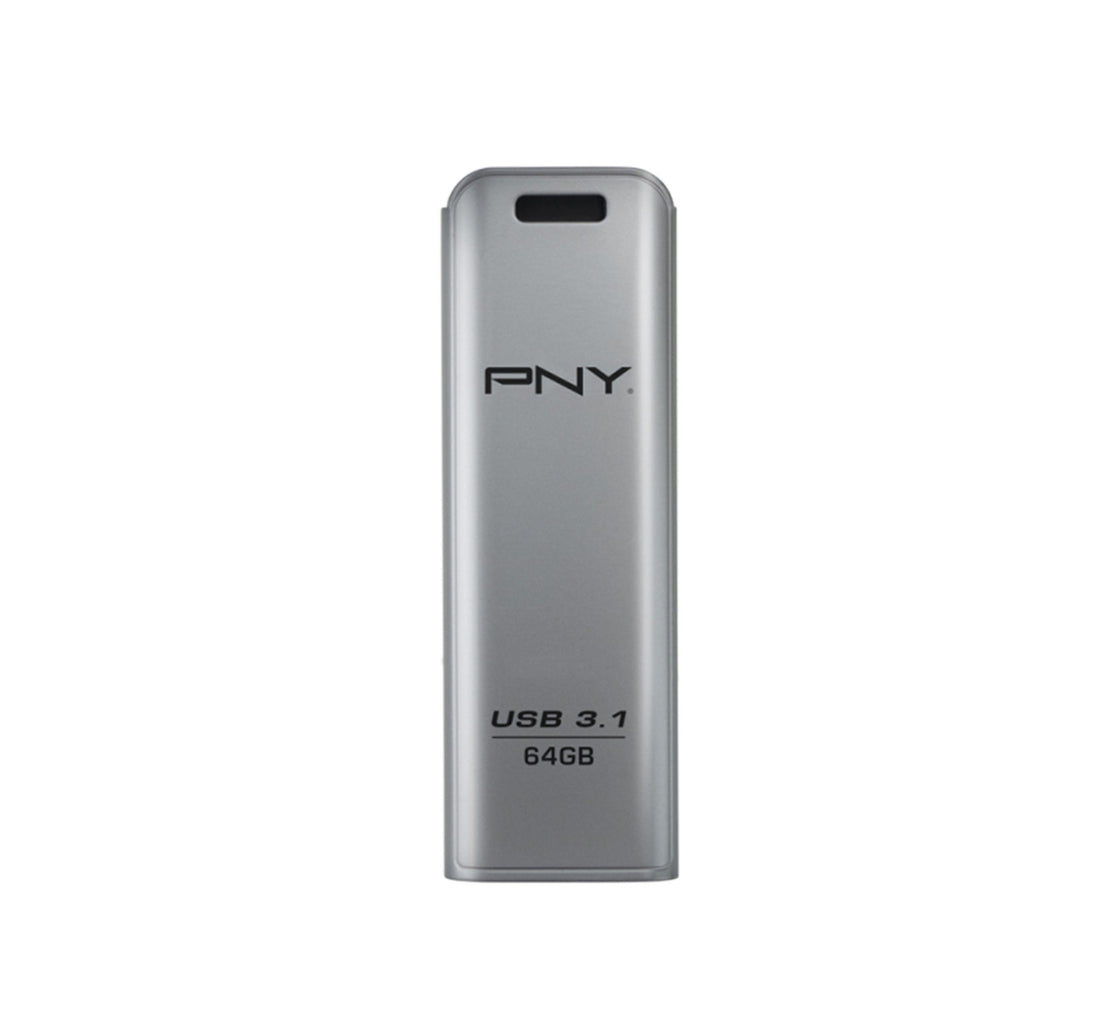 محرك أقراص فلاش معدني PNY USB 3.1 FD64GESTEEL سعة 64 جيجابايت