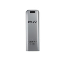 محرك أقراص فلاش معدني PNY USB 3.1 FD64GESTEEL سعة 64 جيجابايت