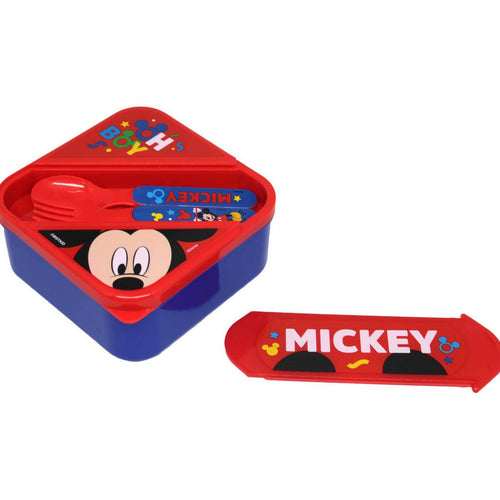 Mickey Lunch Box with Cutlery