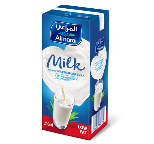 Almarai Long Life Milk Low Fat 6 x 200 ml