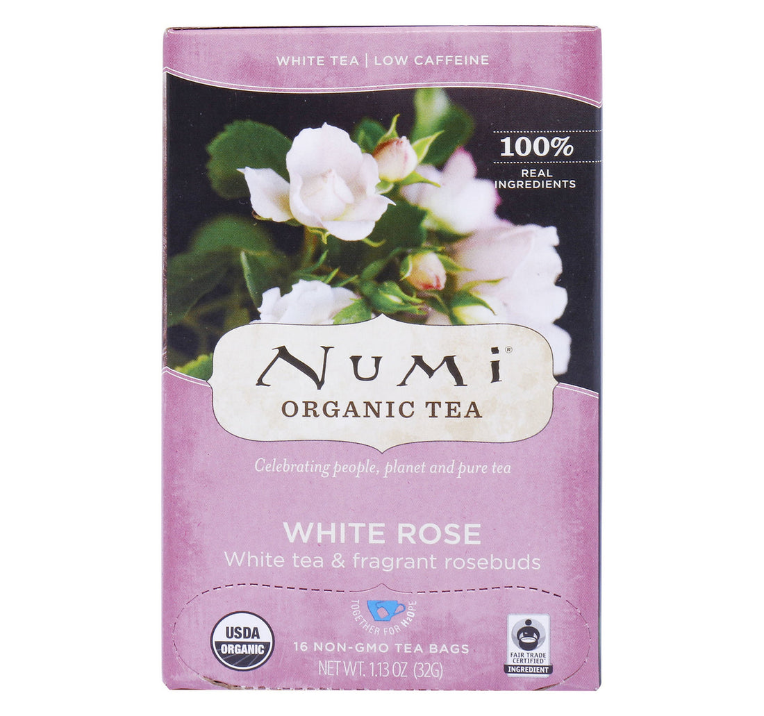 Numi Organic White Rose Tea 16 pcs