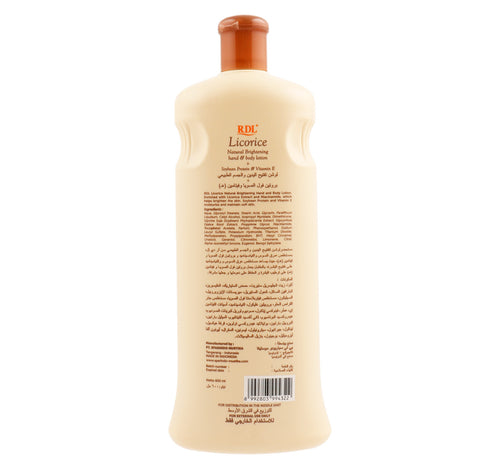 RDL Hand & Body Lotion Licorice Extract 600 ml