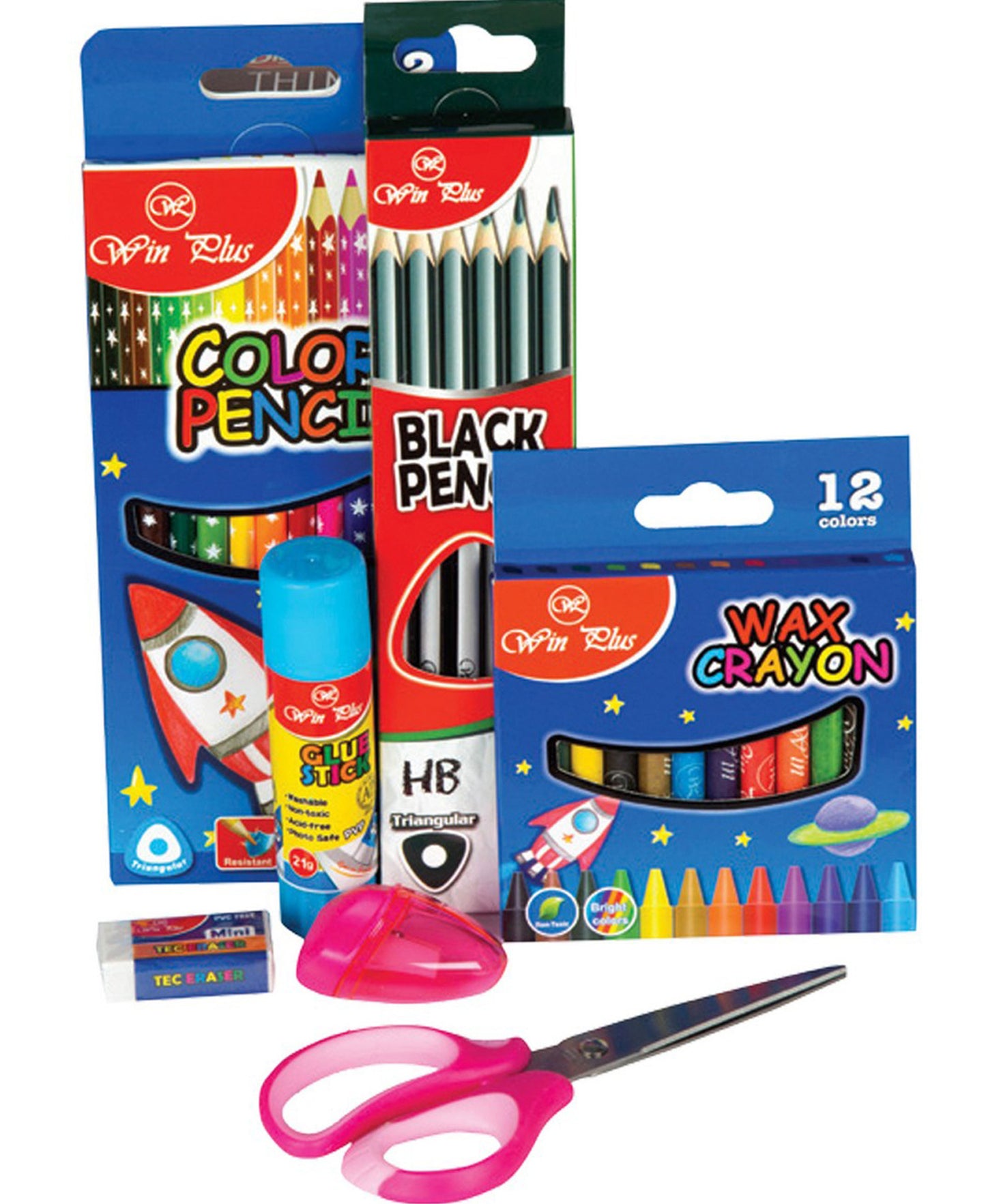 Win Plus School Kit EK-293781 40 Piece