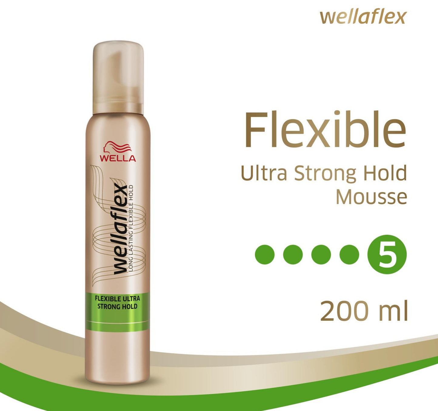 Wella Wellaflex Flexible Ultra Strong Hold Mousse 250 ml