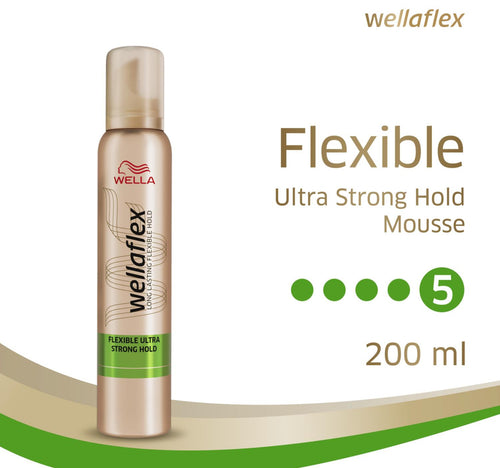 Wella Wellaflex Flexible Ultra Strong Hold Mousse 250 ml