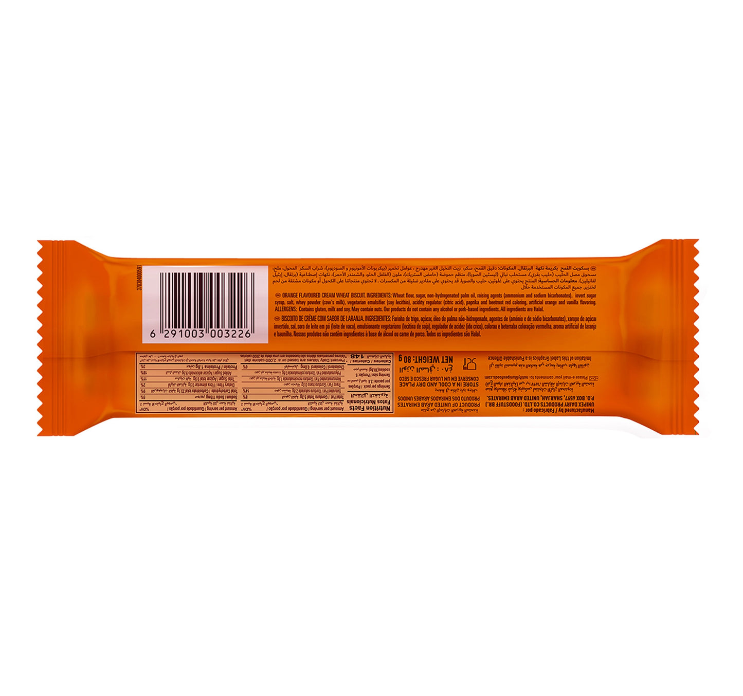 Tiffany Orange Flavoured Cream Biscuit 80 g