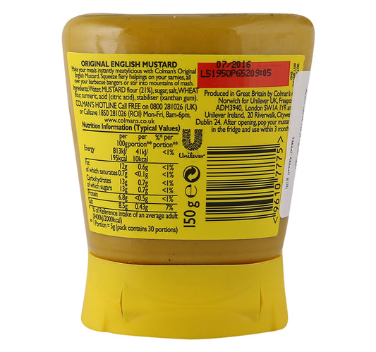 Coleman's Original English Mustard 150 g