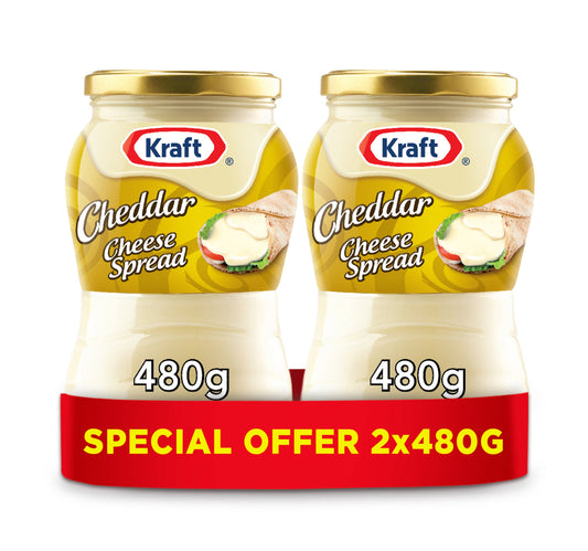 Kraft Cheddar Cheese Spread Original 2 x 480 g
