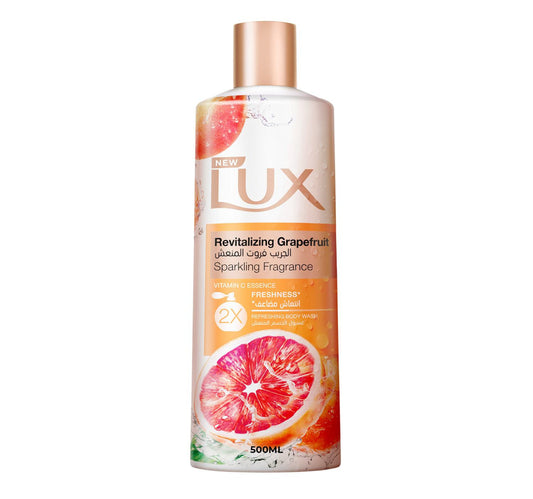 Lux Grapefruit with Vitamin C Essence & 2x Freshness Revitalizing Body Wash 500 ml