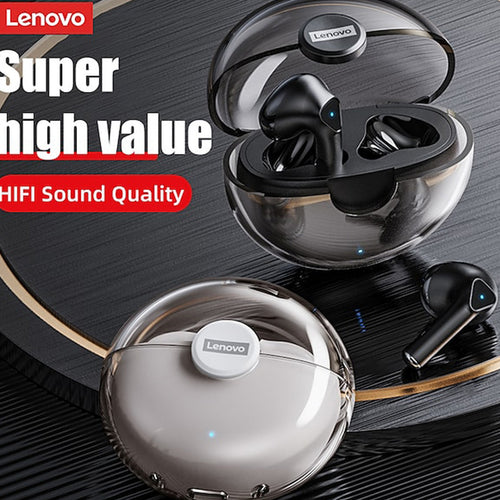Lenovo LP80 True Wireless Headphones TWS Earbuds Bluetooth5.0 Ergonomic Design Black