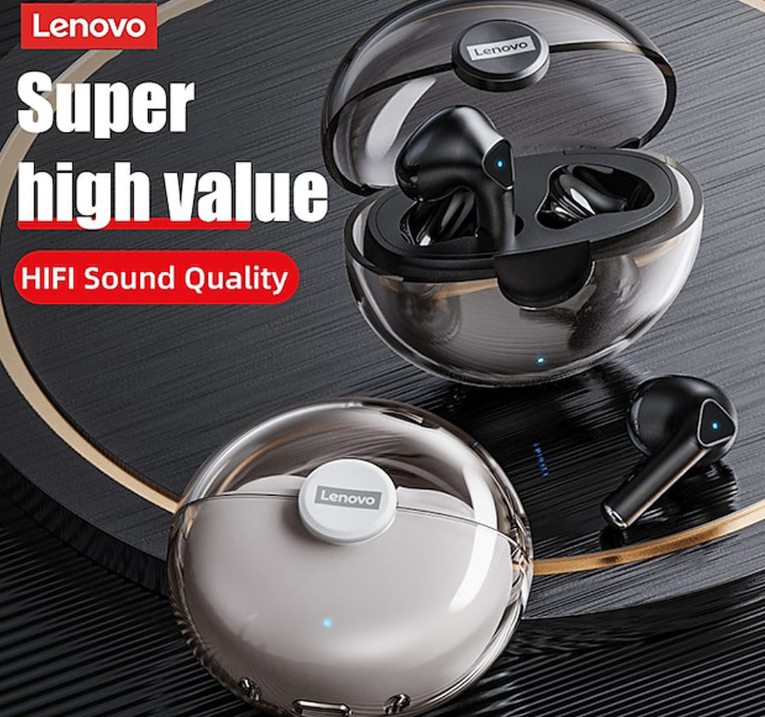 Lenovo LP80 True Wireless Headphones TWS Earbuds Bluetooth5.0 Ergonomic Design Black