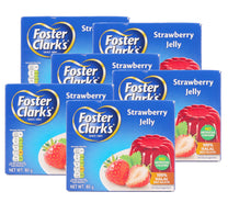 Foster Clark's Strawberry Jelly Value Pack 6 x 80 g