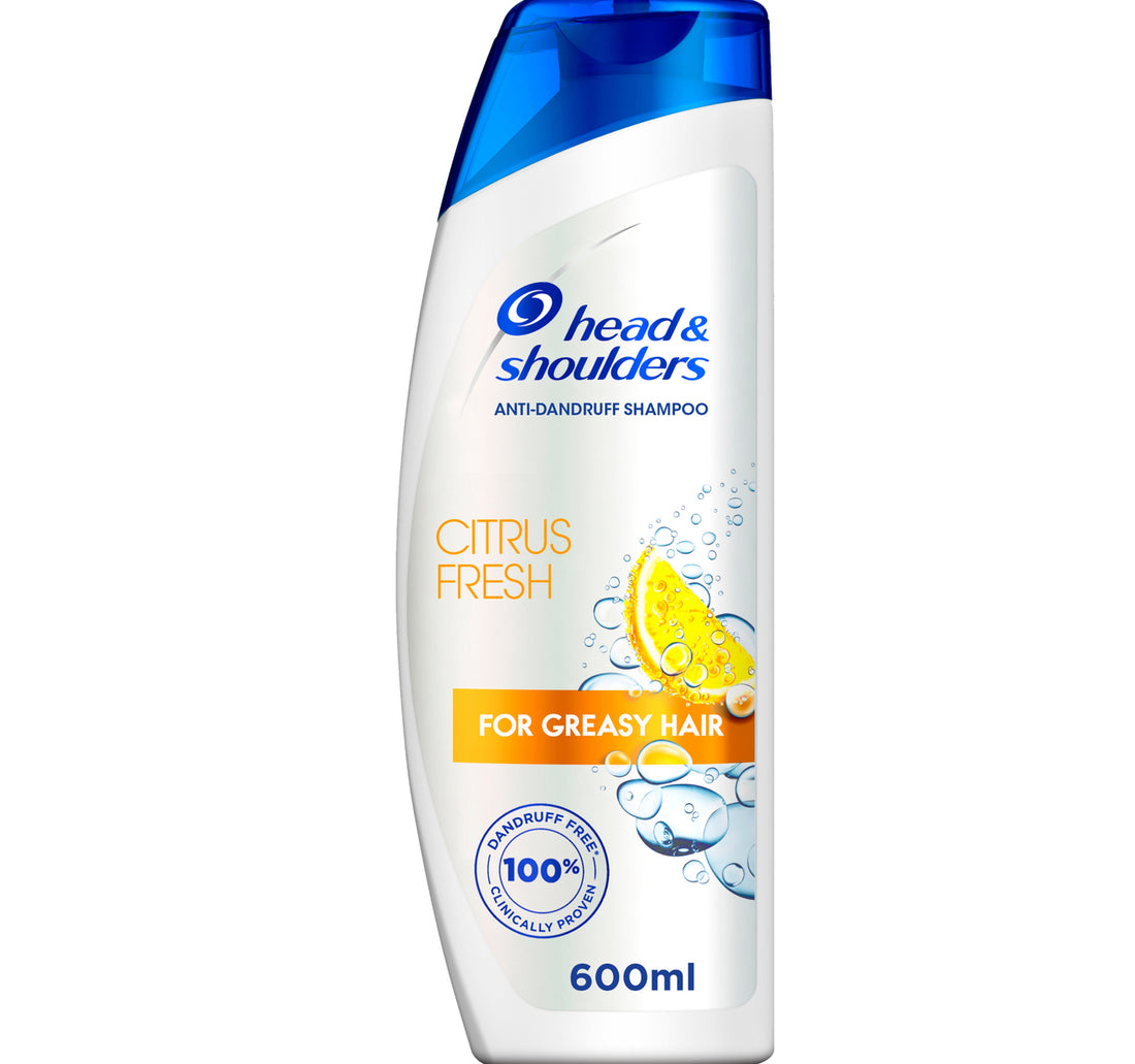 Head & Shoulders Citrus Fresh Anti-Dandruff Shampoo for Greasy Hair 600 ml