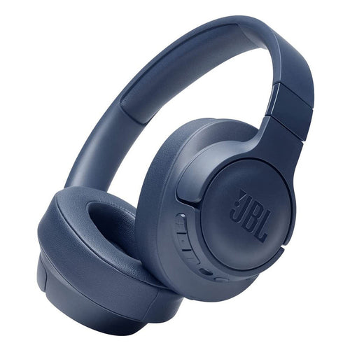 سماعات رأس لاسلكية خفيفة الوزن وقابلة للطي من JBL Tune 760NC فوق الأذن باللون الأزرق