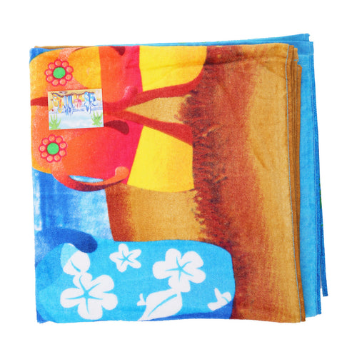 Maple Leaf Home Beach Towel Cotton Printed 70 x 140cm 02