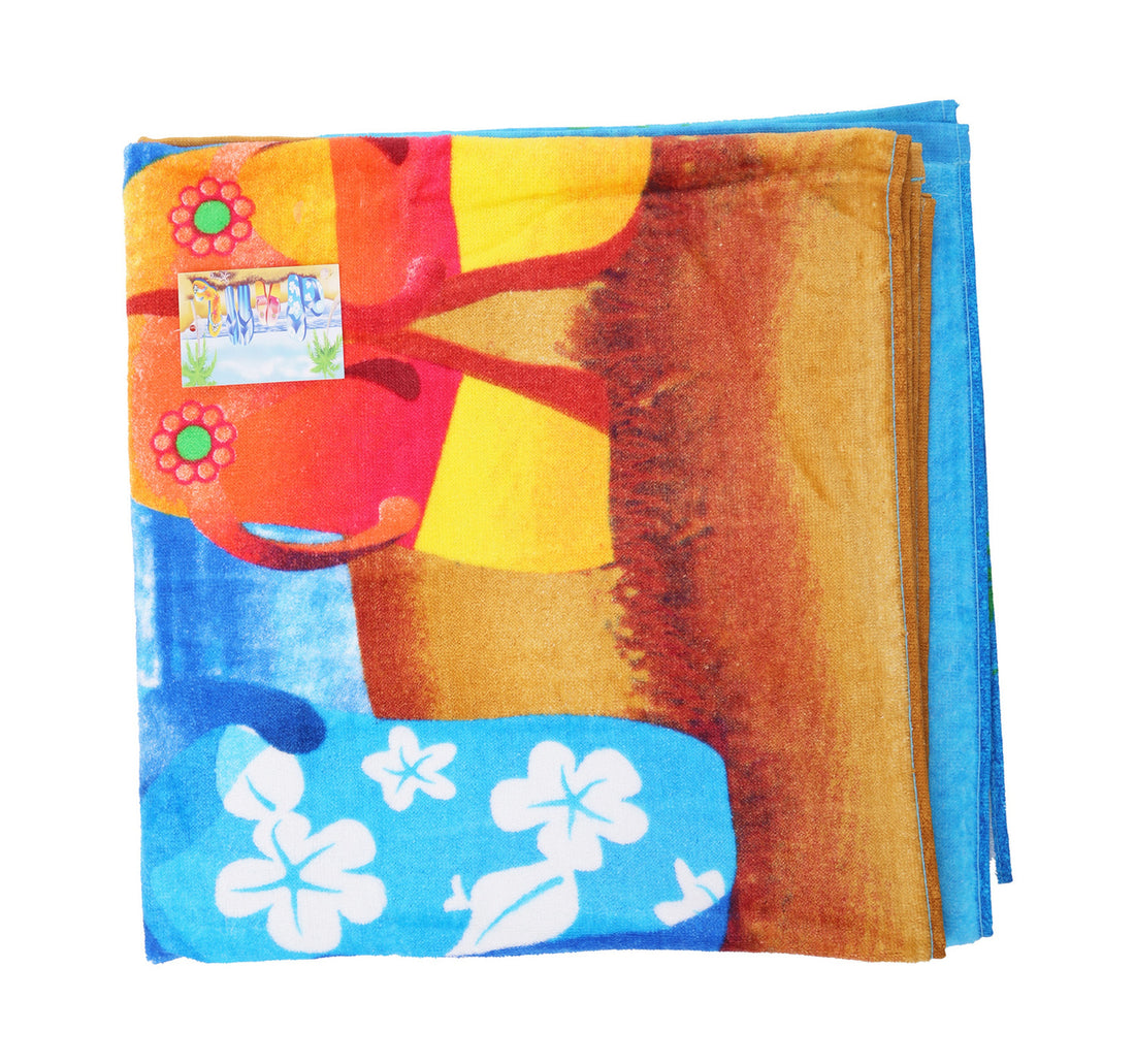 Maple Leaf Home Beach Towel Cotton Printed 70 x 140cm 02