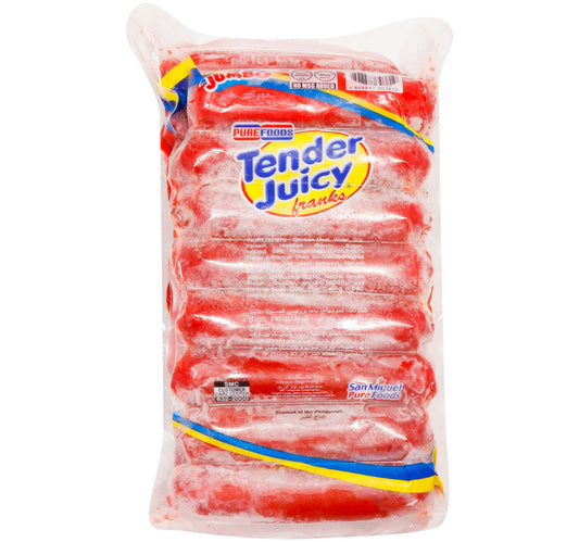 Pure Foods Tender Juicy Franks Jumbo 1 kg