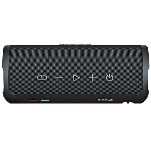 HiFuture Ripple IPX7 Portable Wireless Speaker, Black
