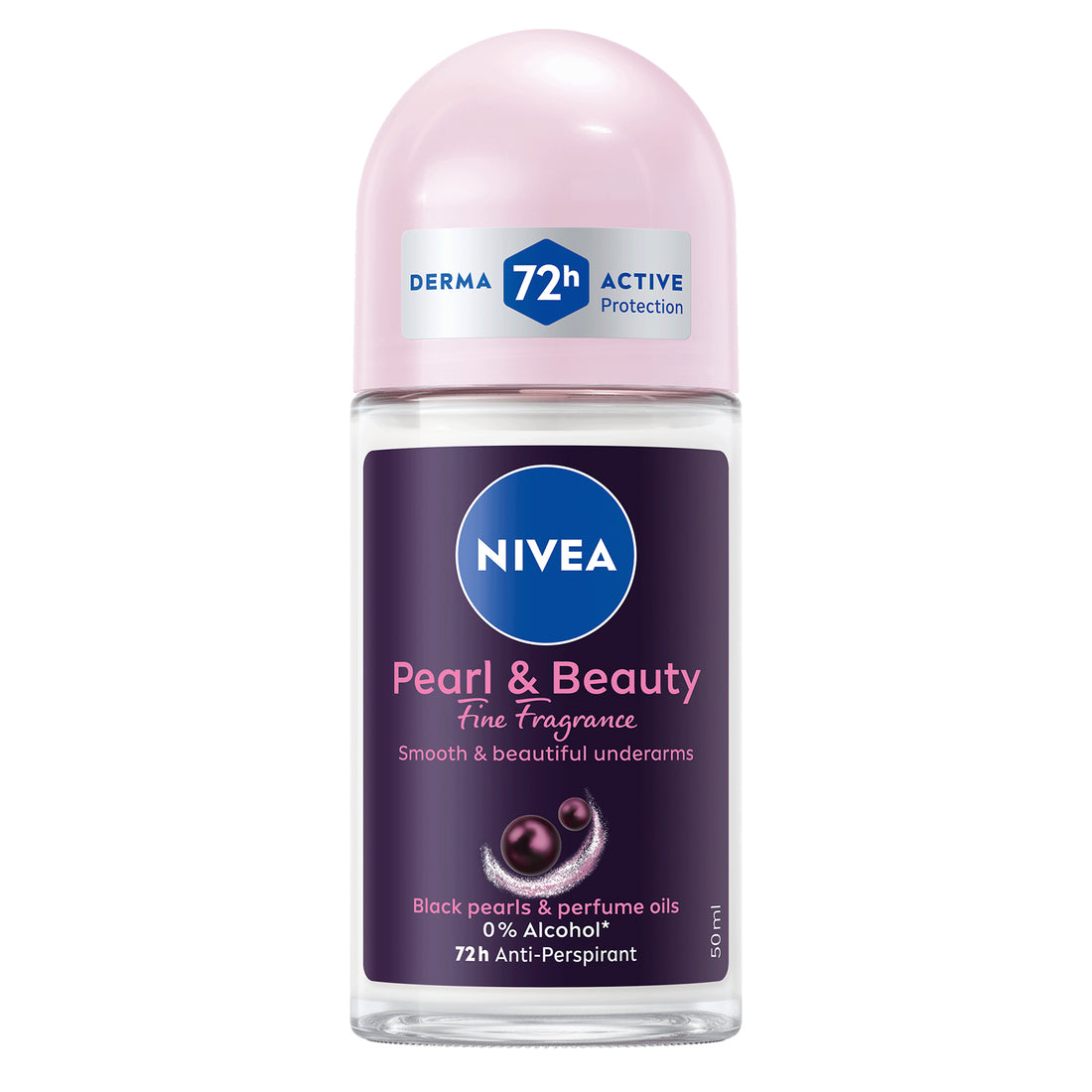 Nivea Pearl & Beauty Antiperspirant for Women Black Pearl & Perfume Oils Roll-on 50 ml