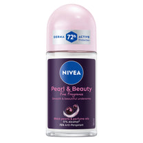 Nivea Pearl & Beauty Antiperspirant for Women Black Pearl & Perfume Oils Roll-on 50 ml