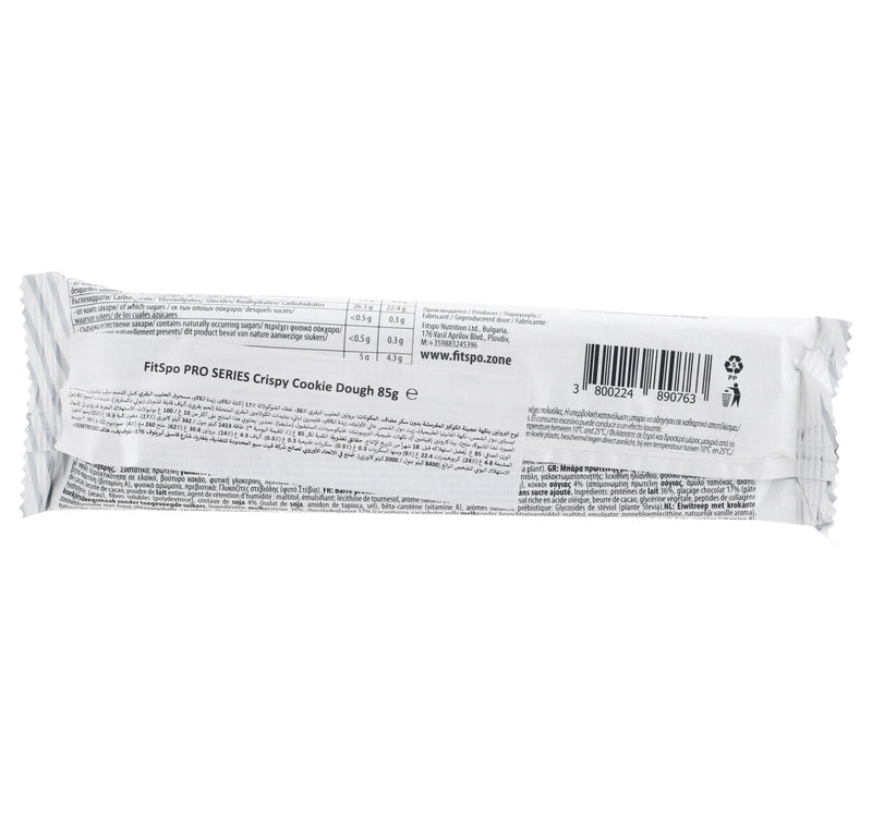 Fit Spo Protein Bar Crispy Cookie Dough 85 g