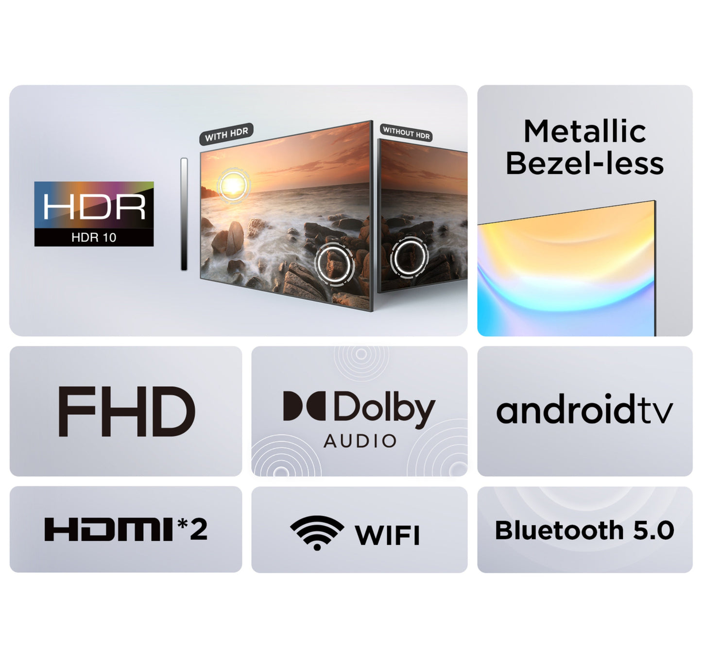 TCL 43 inches HD Smart LED TV, 43S5400A