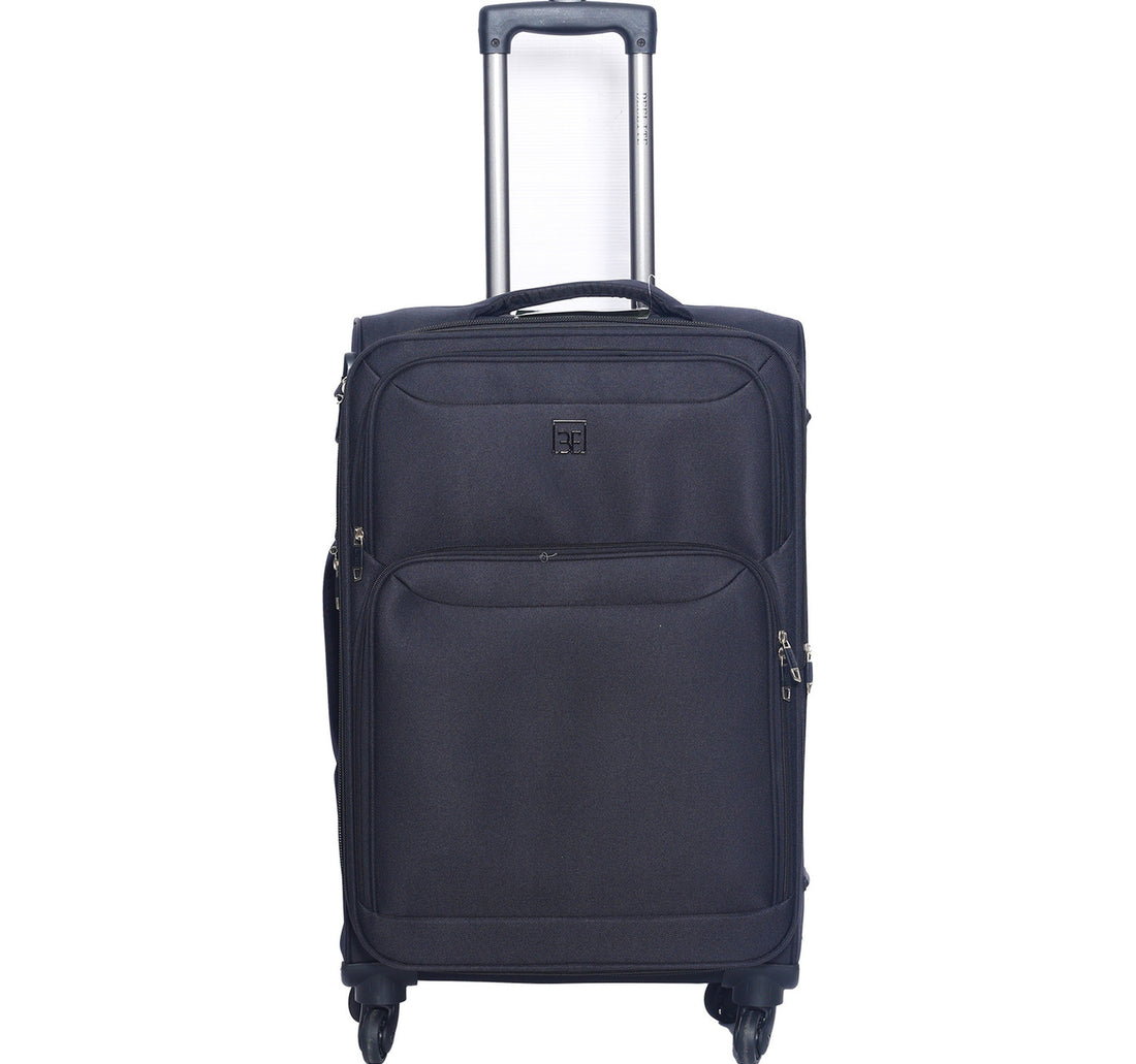 Beelite 4 Wheel PE Soft Trolley With Cover HH2218 24" Assorted Colors