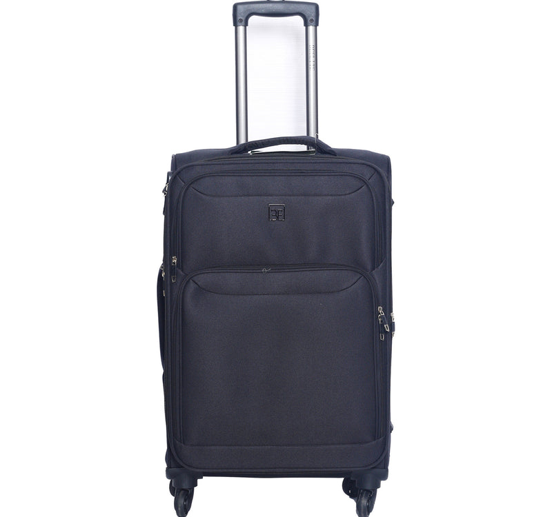 Beelite 4 Wheel PE Soft Trolley With Cover HH2218 24" Assorted Colors