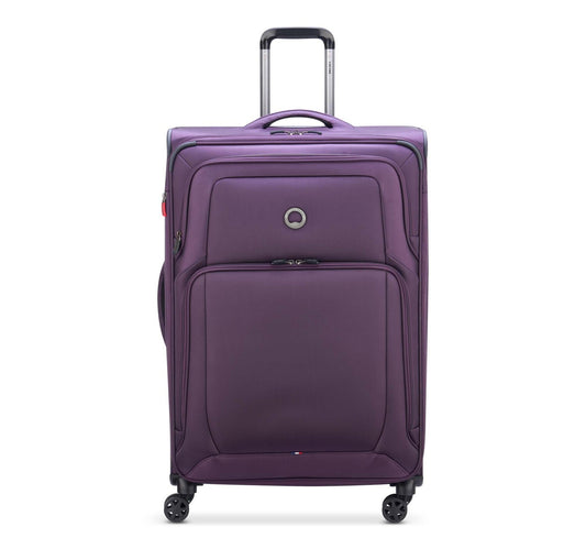 Delsey Optimax 4 Wheel Soft Trolley, 70 cm, Purple