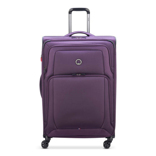Delsey Optimax 4 Wheel Soft Trolley, 55 cm, Purple