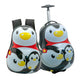 Wagon R Penguin Hard Trolley + Backpack, 2pcs Set