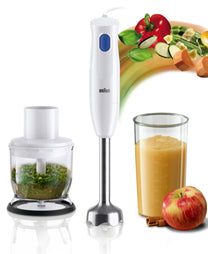 Braun Multi Quick Hand Blender, 450W, White, MQ10.201M